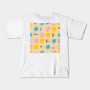 Bird's eye view summer beach Kids T-Shirt